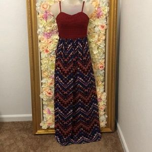 Strap maxi dress